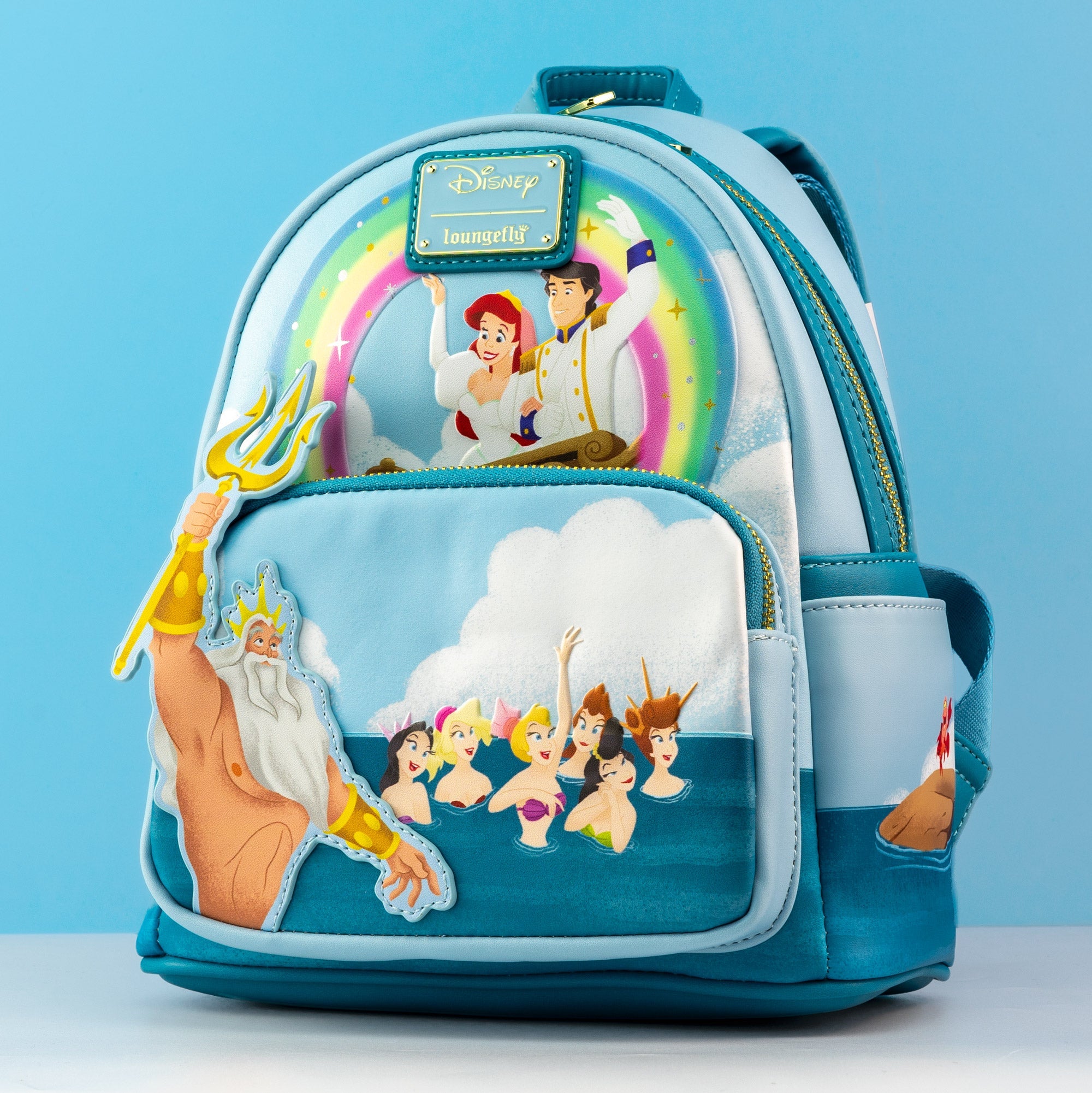 Little mermaid loungefly mini backpack online