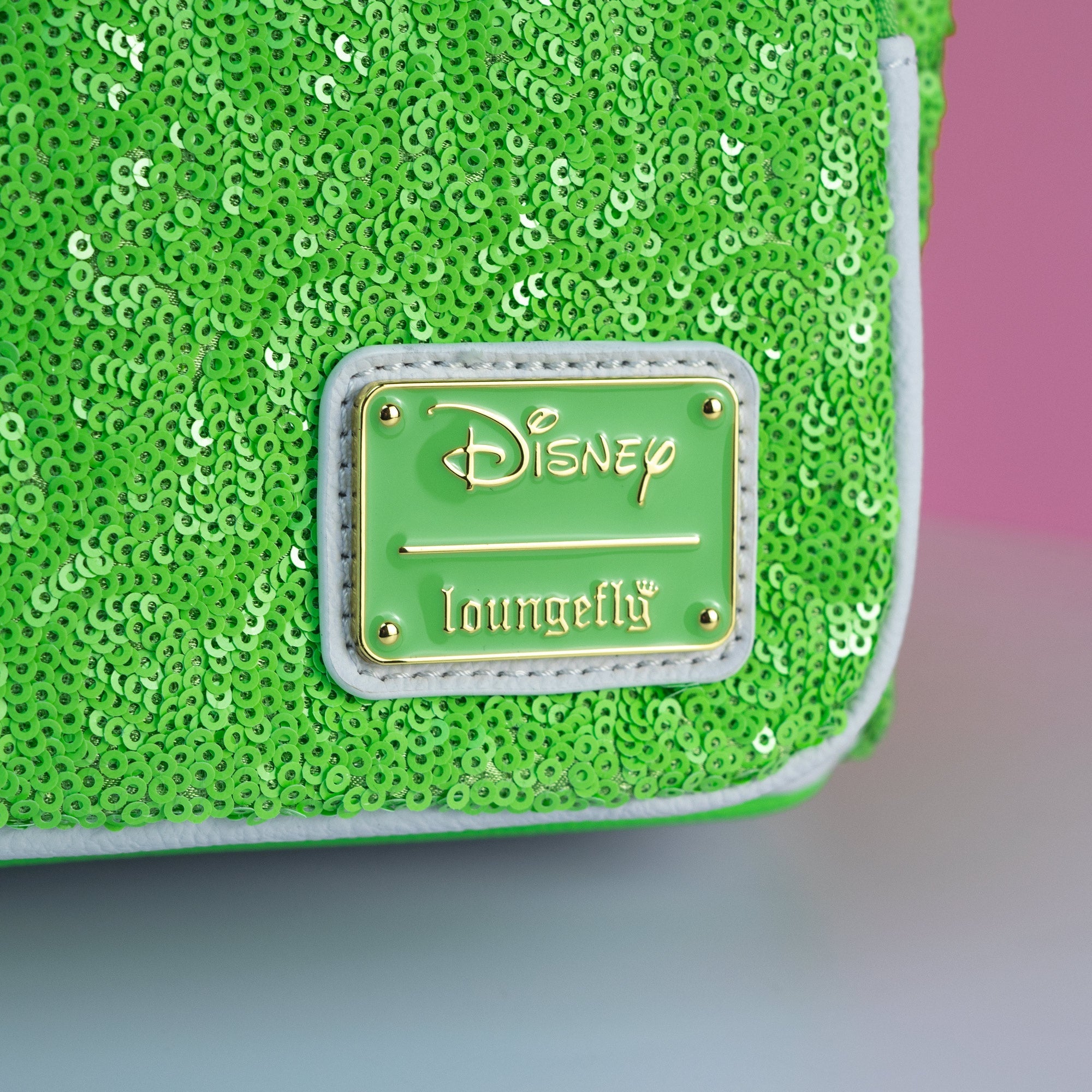 Loungefly x Disney Tinkerbell Green Sequin Mini Backpack - GeekCore