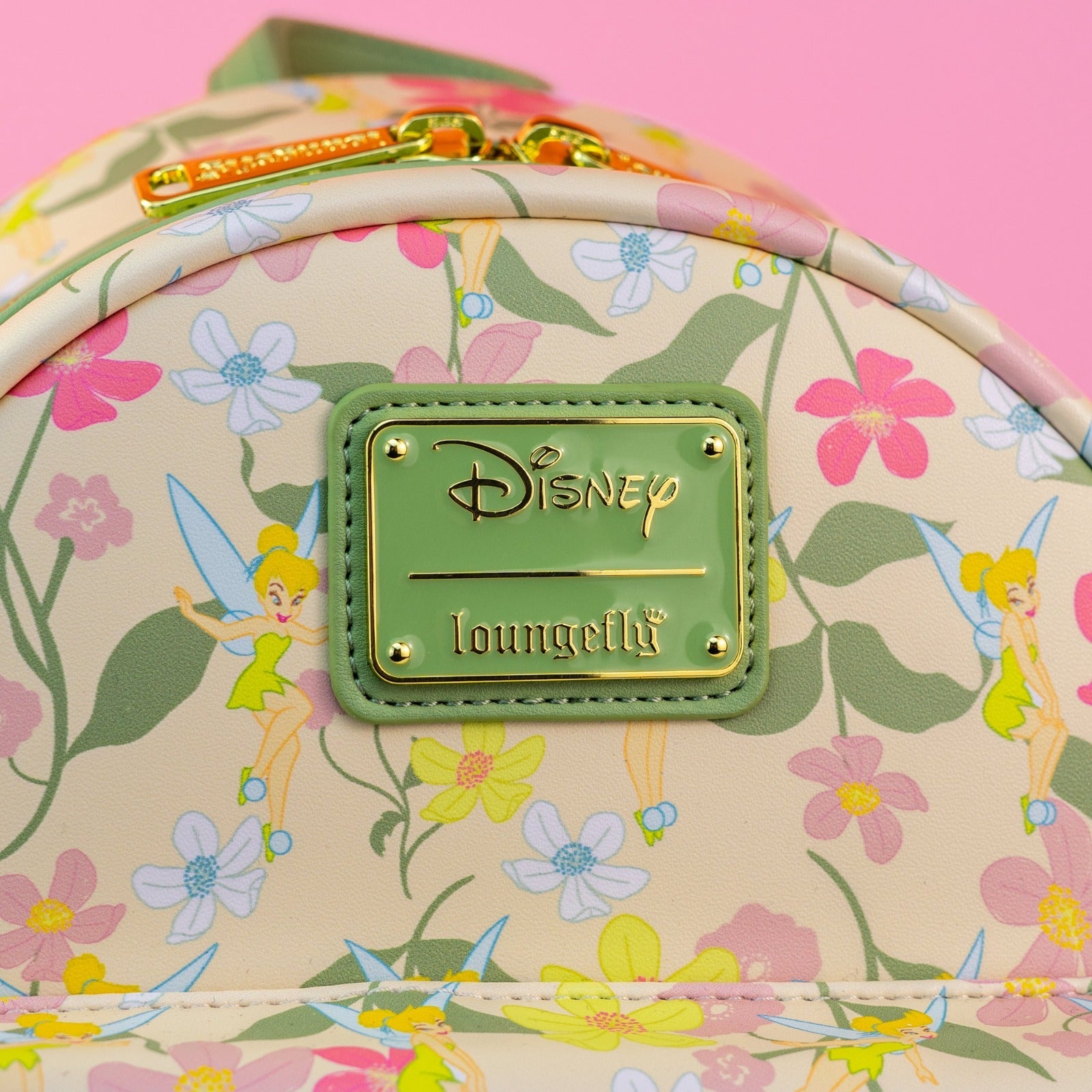 Loungefly x Disney Tinkerbell Pastel Flowers AOP Mini Backpack - GeekCore