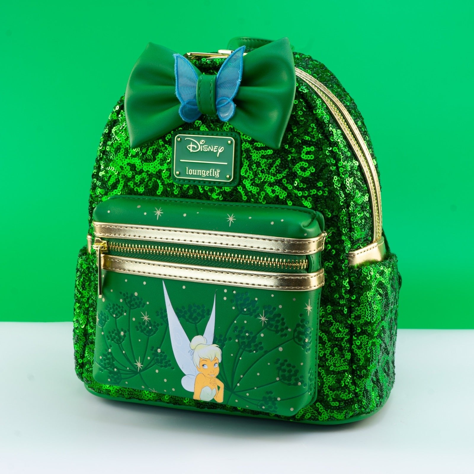 Loungefly x Disney Tinkerbell Sequin Mini Backpack - GeekCore