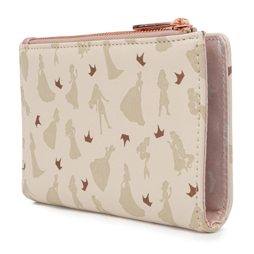 Loungefly x Disney Ultimate Princesses Silhouette All Over Print Purse - GeekCore