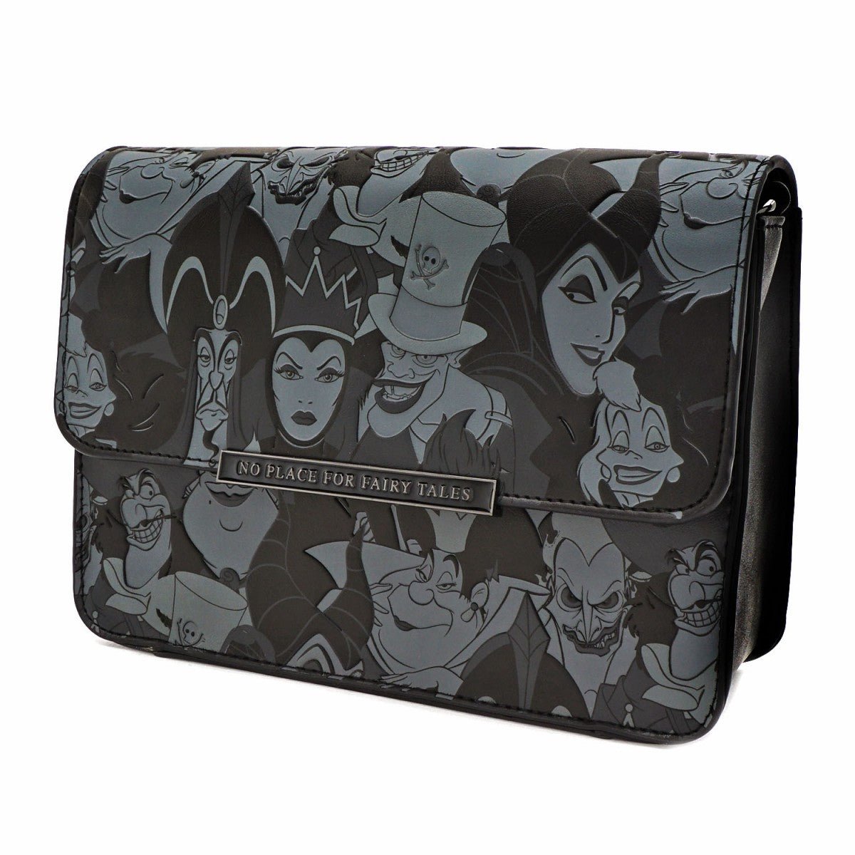 Loungefly X Disney Villains All Over Print Tassel Cross Body Bag - GeekCore