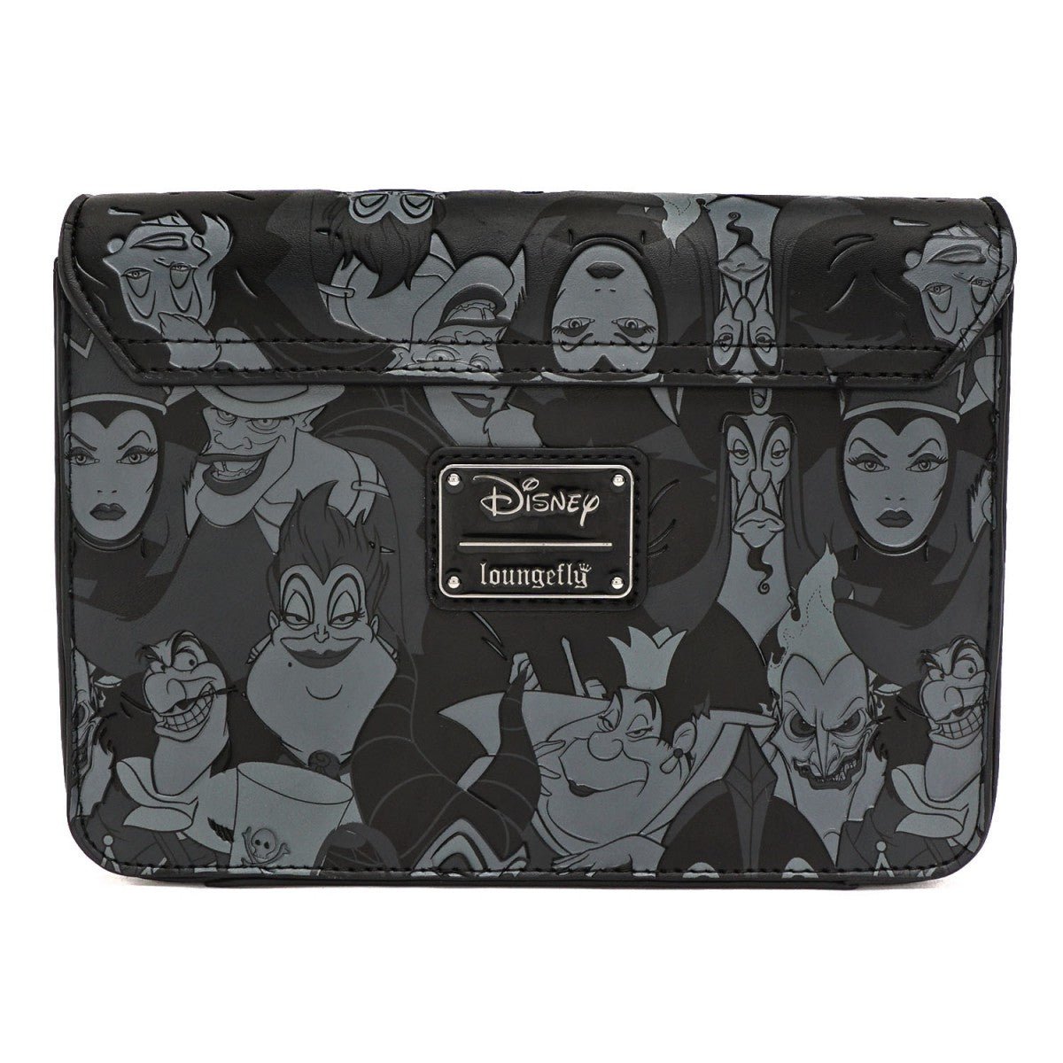 Loungefly X Disney Villains All Over Print Tassel Cross Body Bag - GeekCore