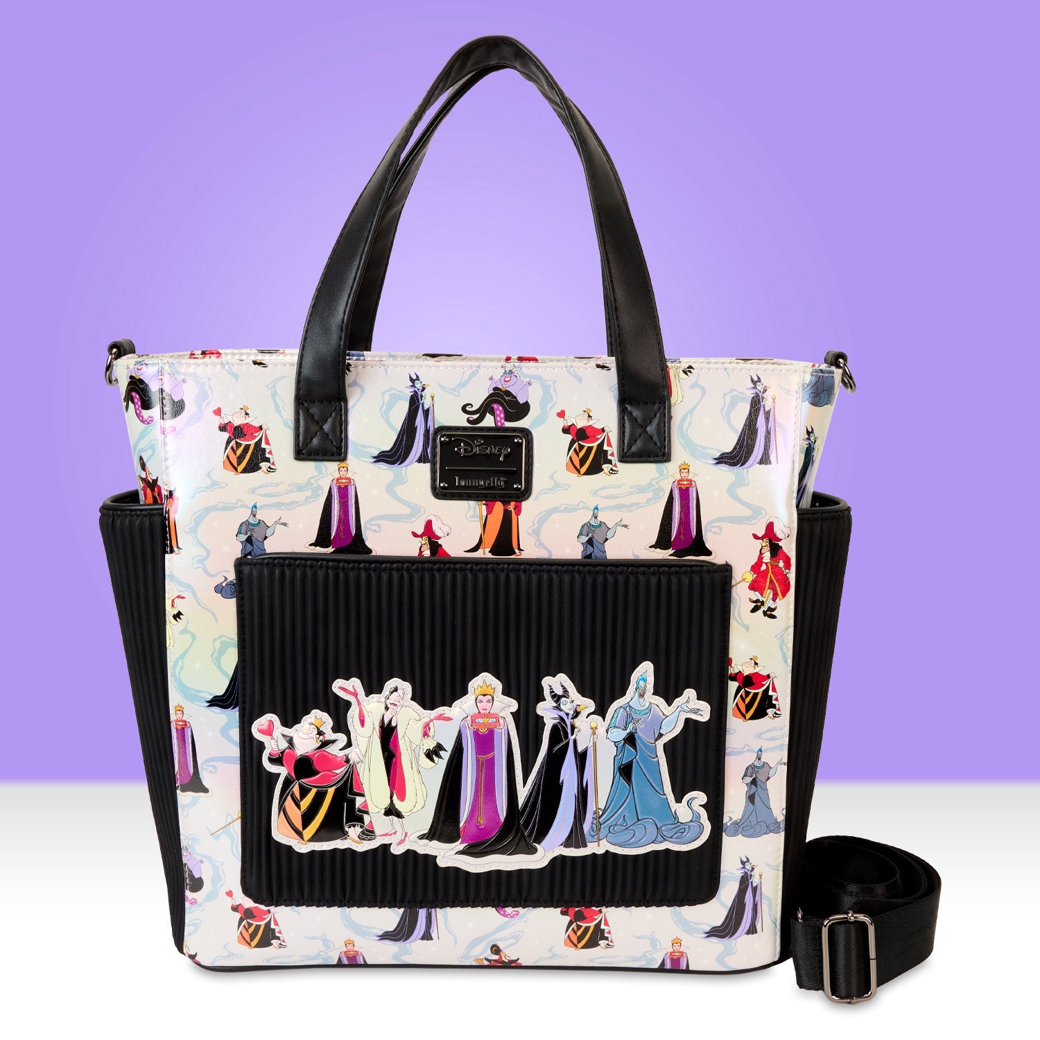 Loungefly x Disney Villains Convertible Backpack & Tote Bag - GeekCore