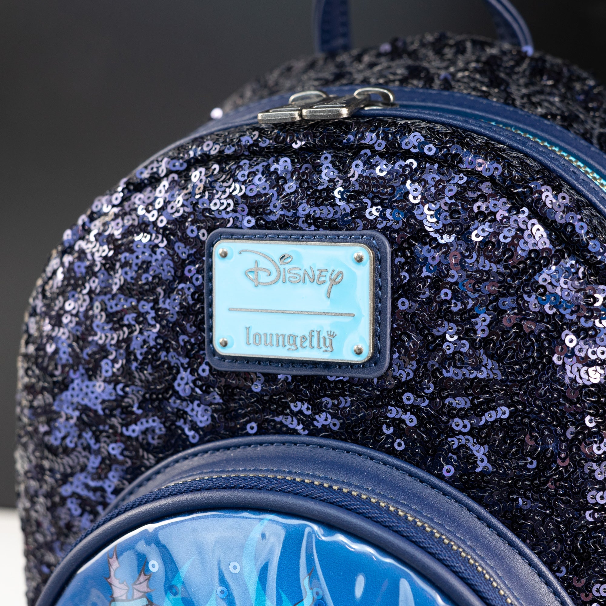 Loungefly x Disney Villains Hercules Hades, Panic and Pain Snow Globe Mini Backpack - GeekCore