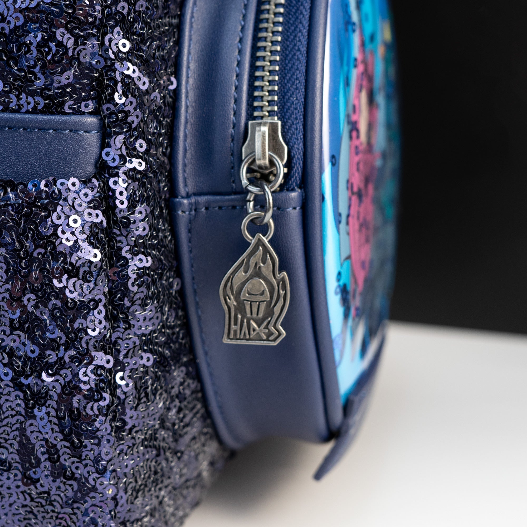 Loungefly x Disney Villains Hercules Hades, Panic and Pain Snow Globe Mini Backpack - GeekCore