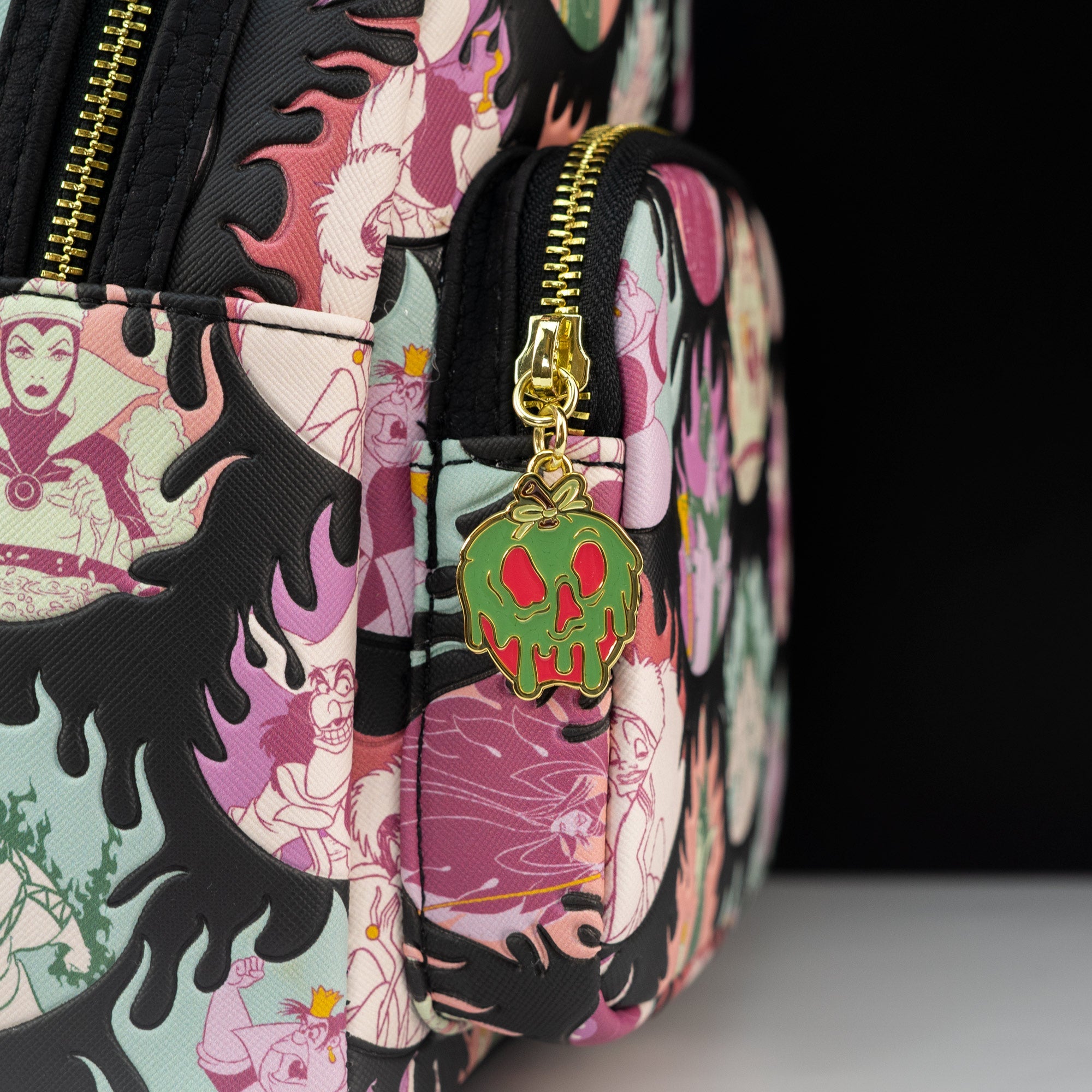 Loungefly x Disney Villains Pastel Flames Mini Backpack - GeekCore