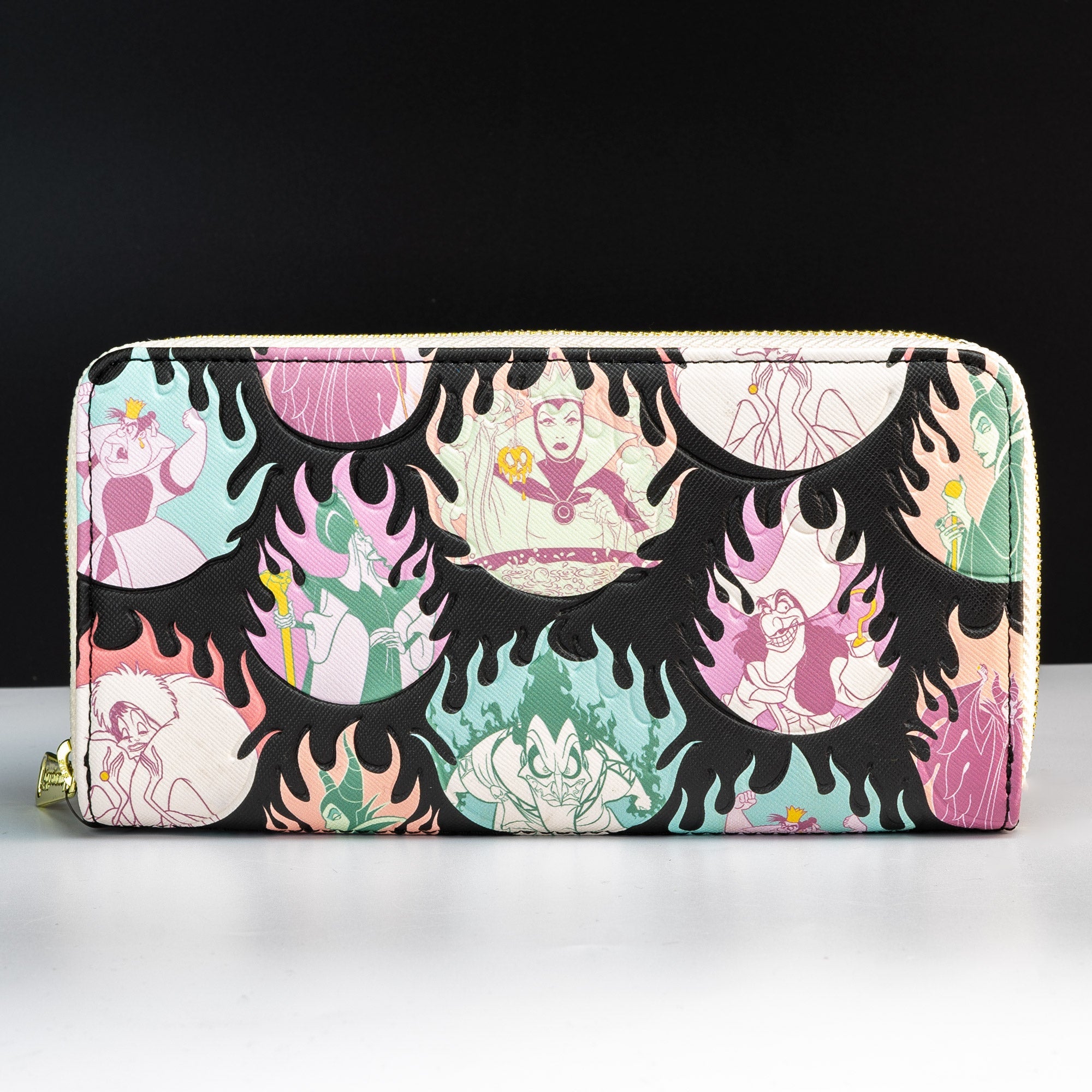 Loungefly x Disney Villains Pastel Flames Purse - GeekCore