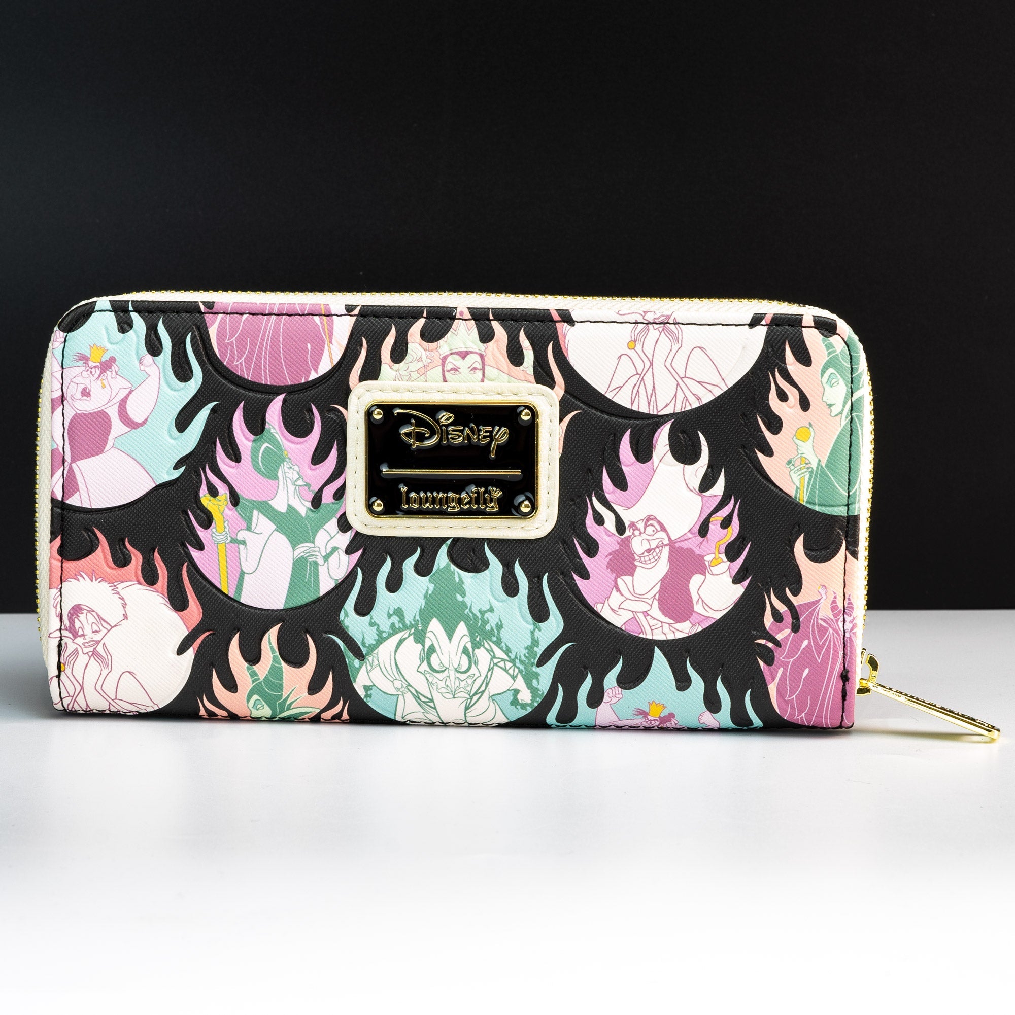 Loungefly x Disney Villains Pastel Flames Purse - GeekCore