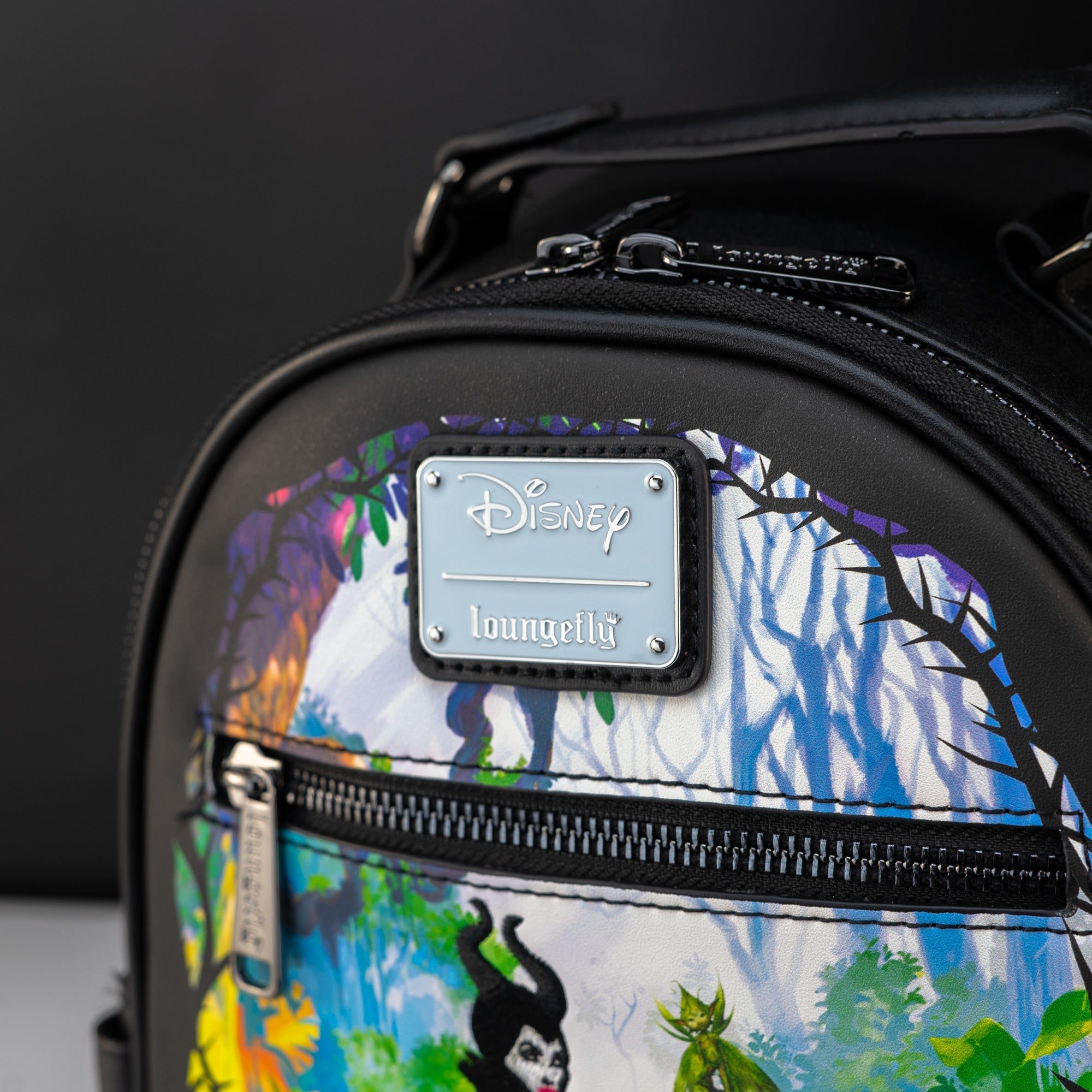 Loungefly x Disney Villains Sleeping Beauty Maleficent Faerie Garden Mini Backpack - GeekCore