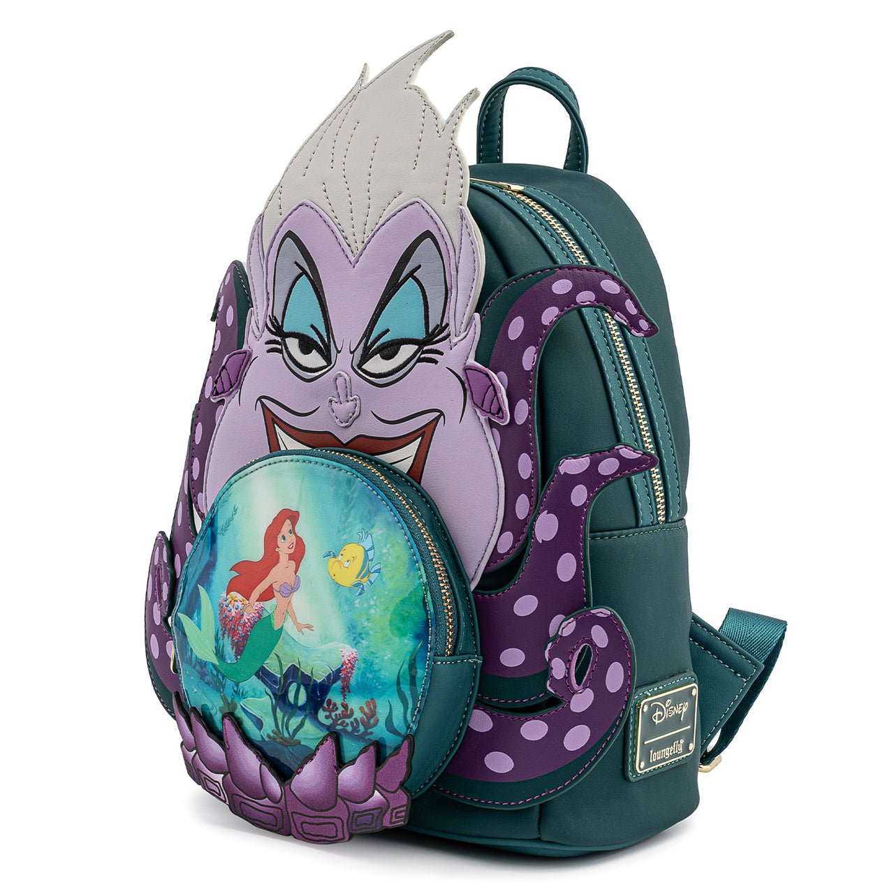 Loungefly x Disney Villains Ursula Crystal Ball Mini Backpack - GeekCore