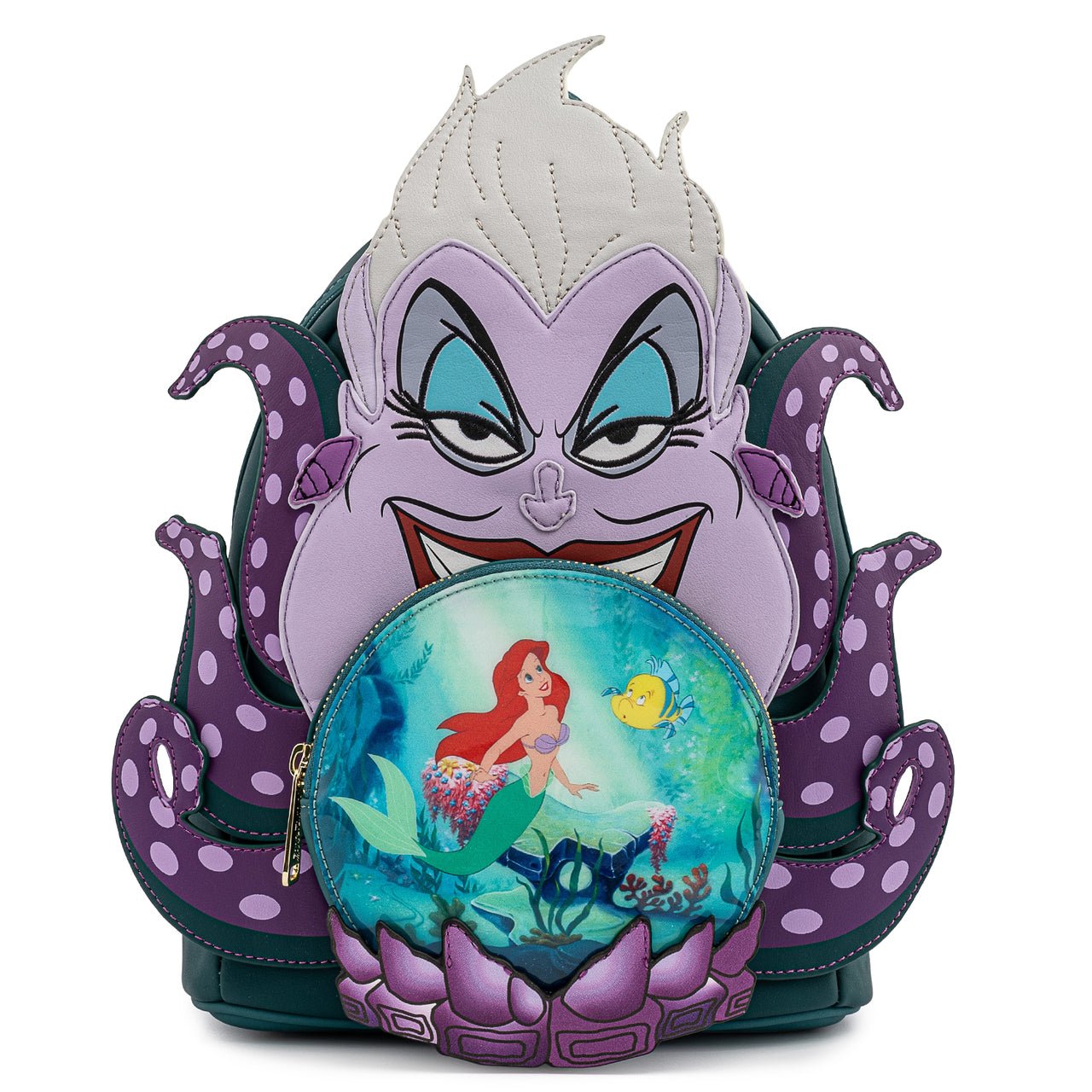 Loungefly x Disney Villains Ursula Crystal Ball Mini Backpack - GeekCore