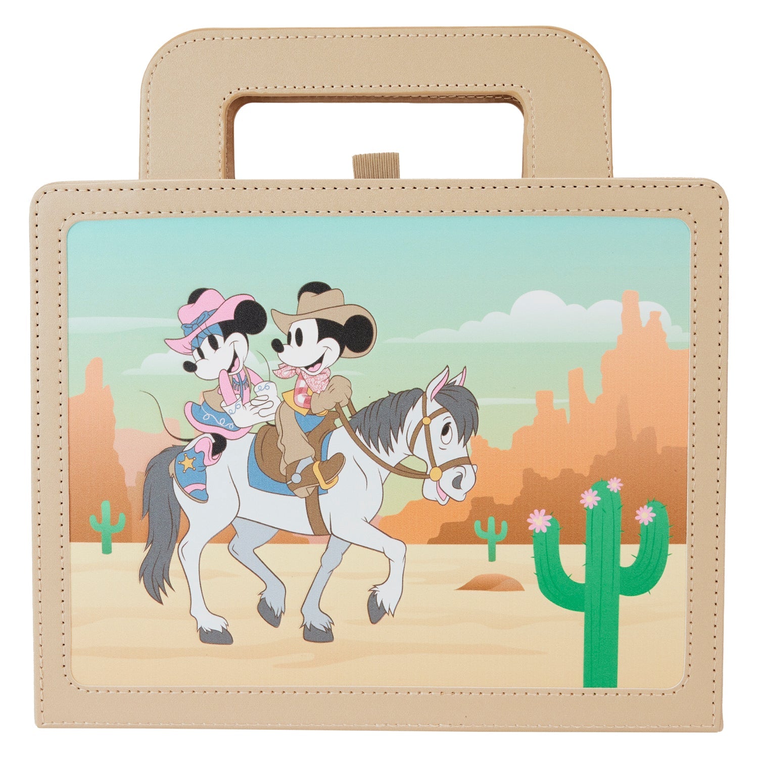 Loungefly x Disney Western Mickey and Minnie Lunchbox Journal - GeekCore