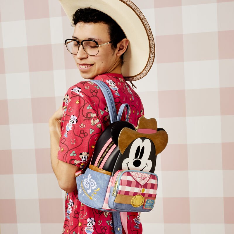 Loungefly x Disney Western Mickey Mouse Cosplay Mini Backpack - GeekCore