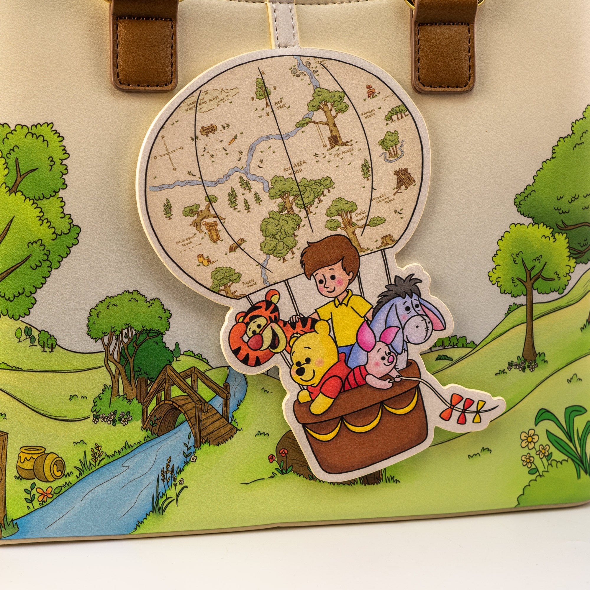 Loungefly x Disney Winnie the Pooh and Friends Balloon Crossbody Bag - GeekCore