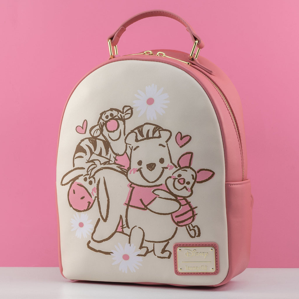 Loungefly Disney Winnie The Pooh offers Sketch Daisies Mini Backpack