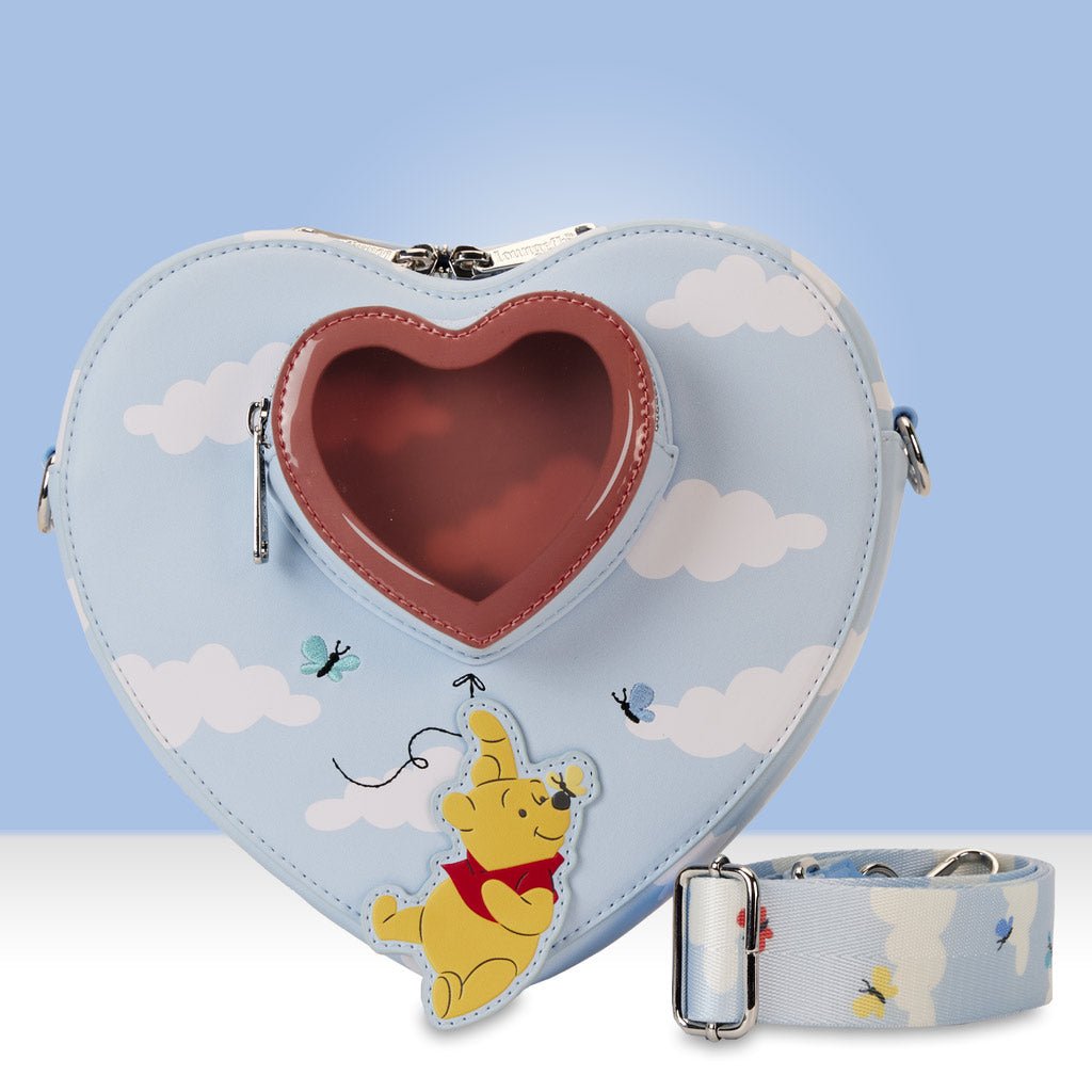 Loungefly x Disney Winnie the Pooh Heart Balloon Crossbody Bag - GeekCore