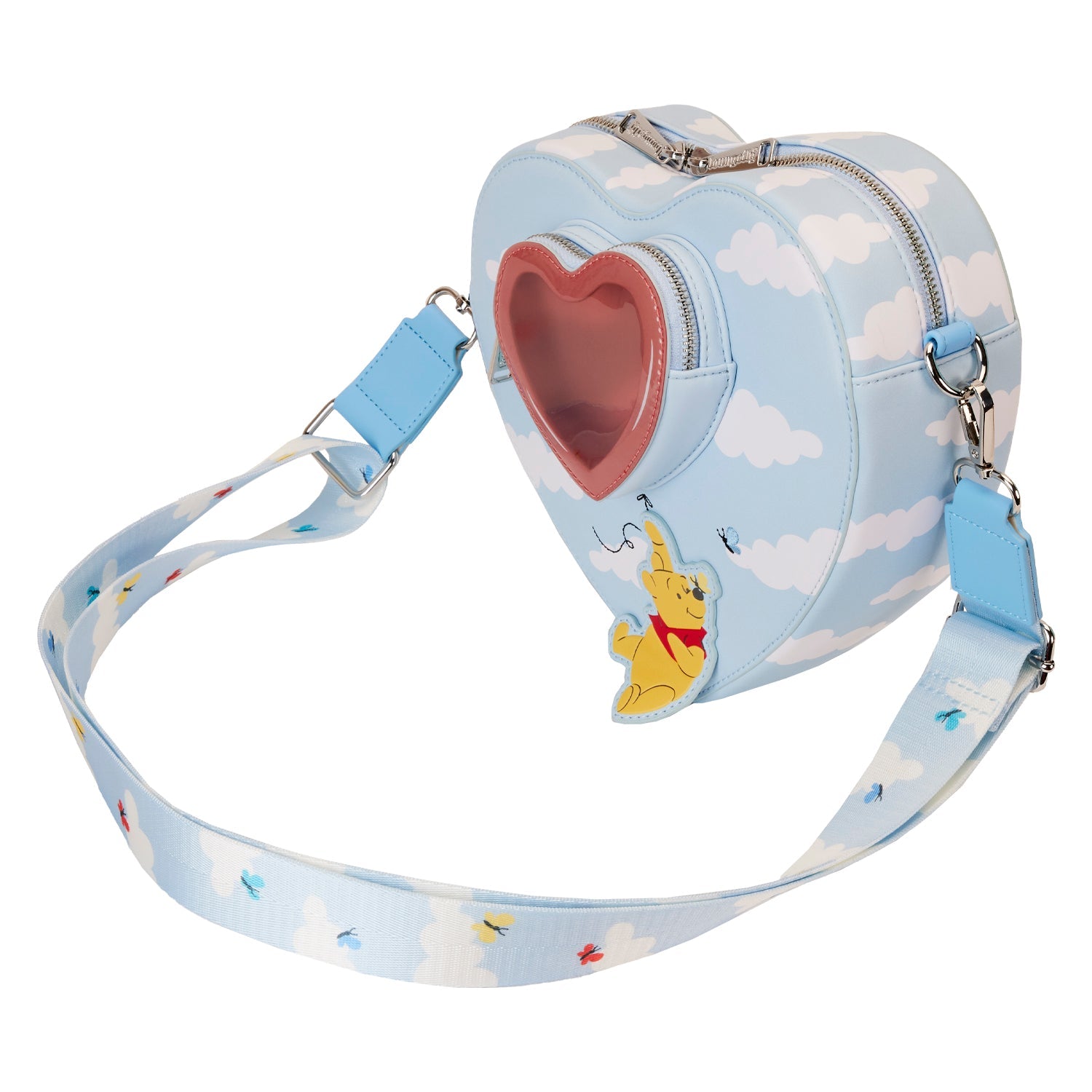 Loungefly x Disney Winnie the Pooh Heart Balloon Crossbody Bag - GeekCore