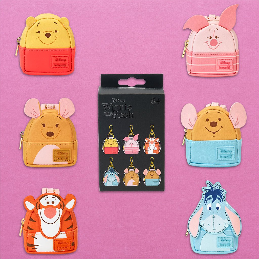 Loungefly x Disney Winnie the Pooh Mystery Box Mini Backpacks Bag Charm - GeekCore