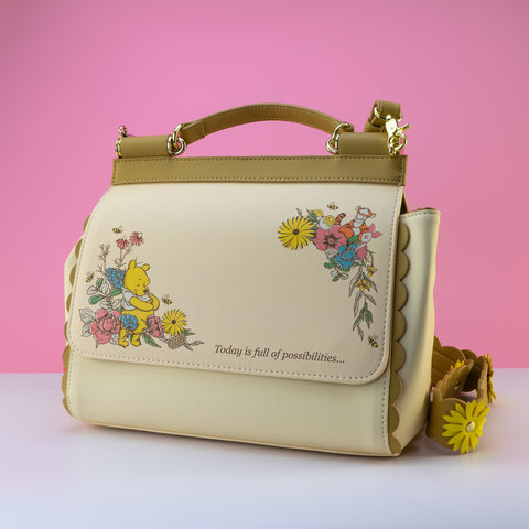 Winnie the Pooh Floral Crossbody outlets bag