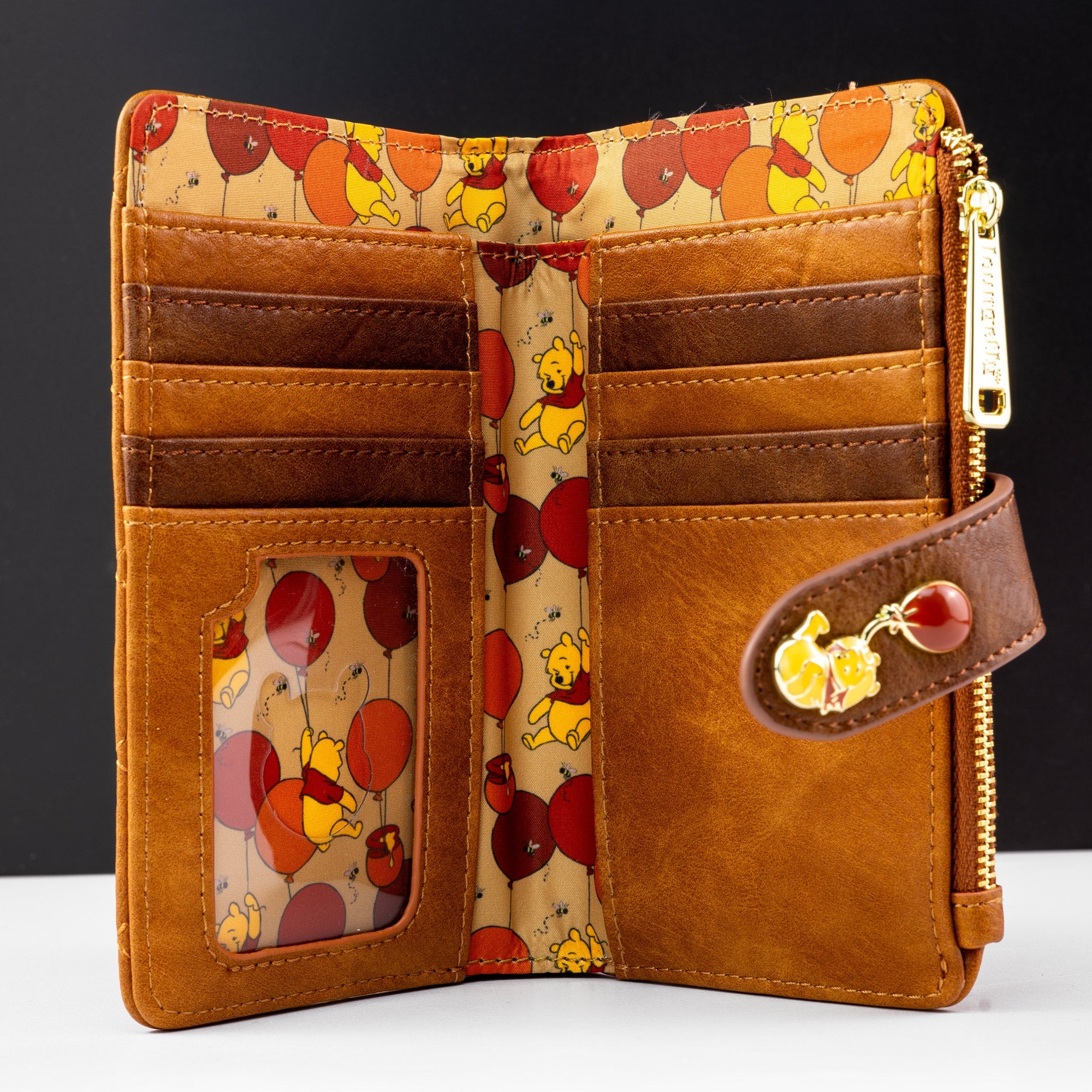 Loungefly x Disney Winnie the Pooh Quilted Flap Wallet - GeekCore