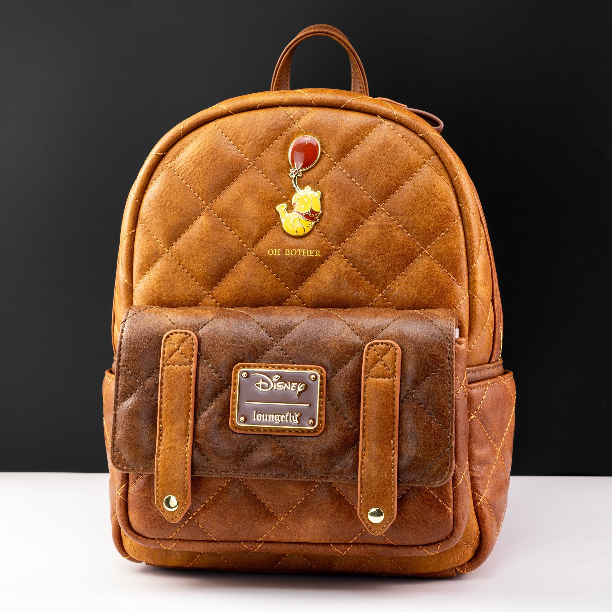 Loungefly x Disney Winnie the Pooh Quilted Mini Backpack - GeekCore