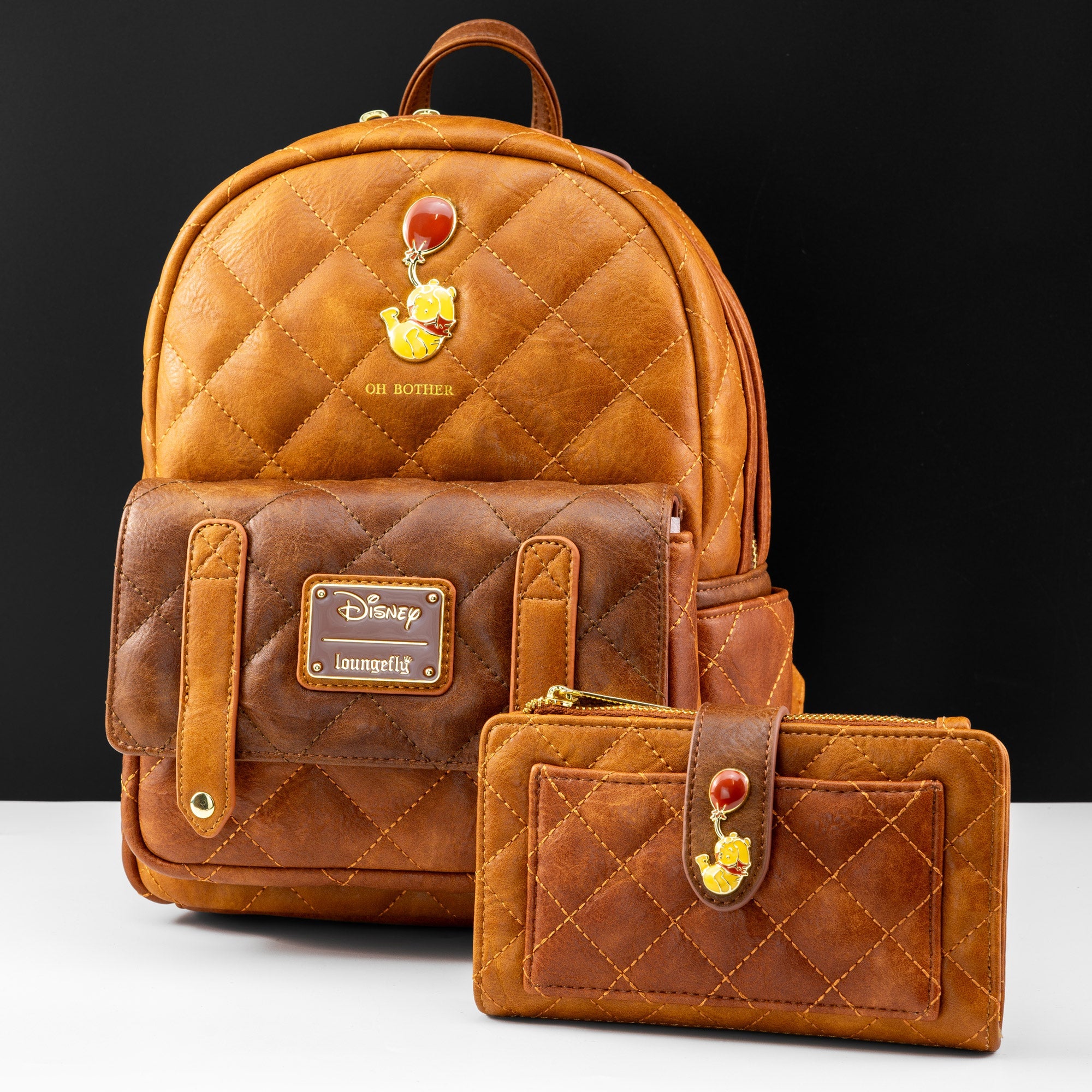 Loungefly x Disney Winnie the Pooh Quilted Mini Backpack - GeekCore