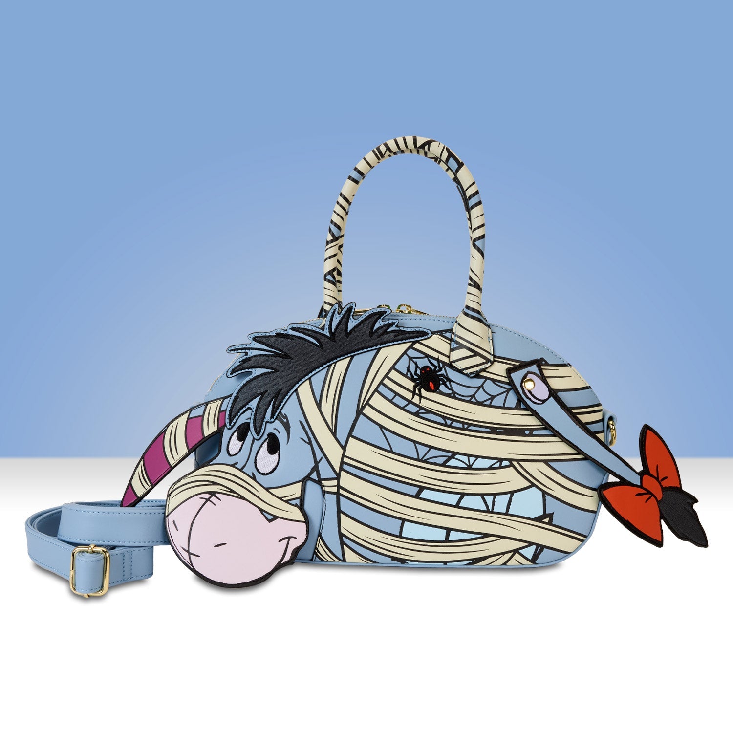 Loungefly x Disney Winnie the Pooh Sad Clown Eeyore Crossbody Bag - GeekCore