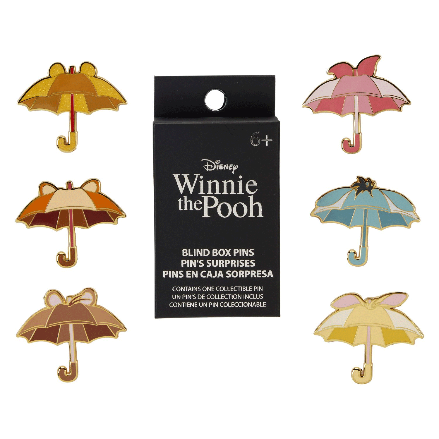 Loungefly x Disney Winnie The Pooh Umbrella Blind Box Pin - GeekCore