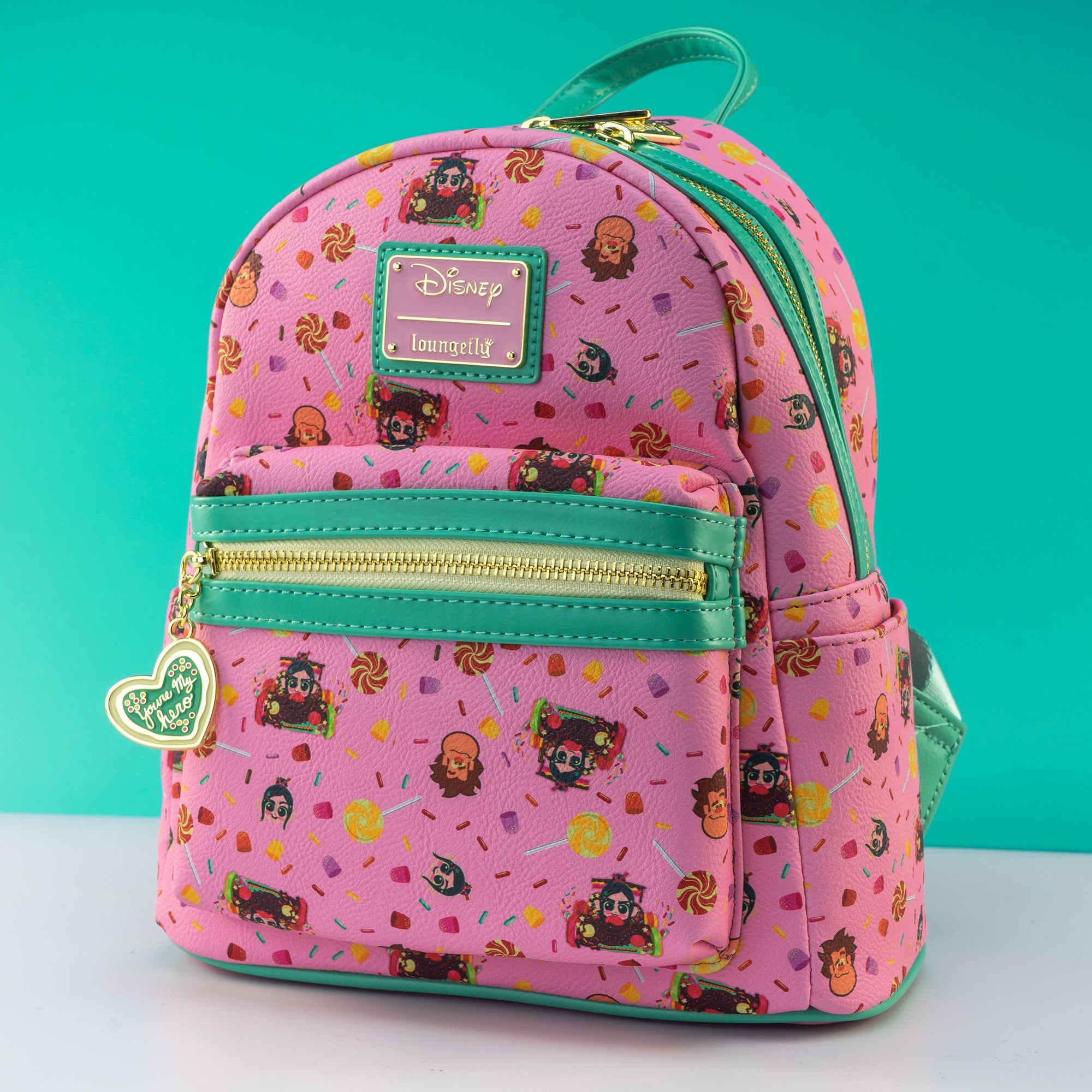 Loungefly x Disney Wreck It Ralph Vanellope AOP Mini Backpack GeekCore