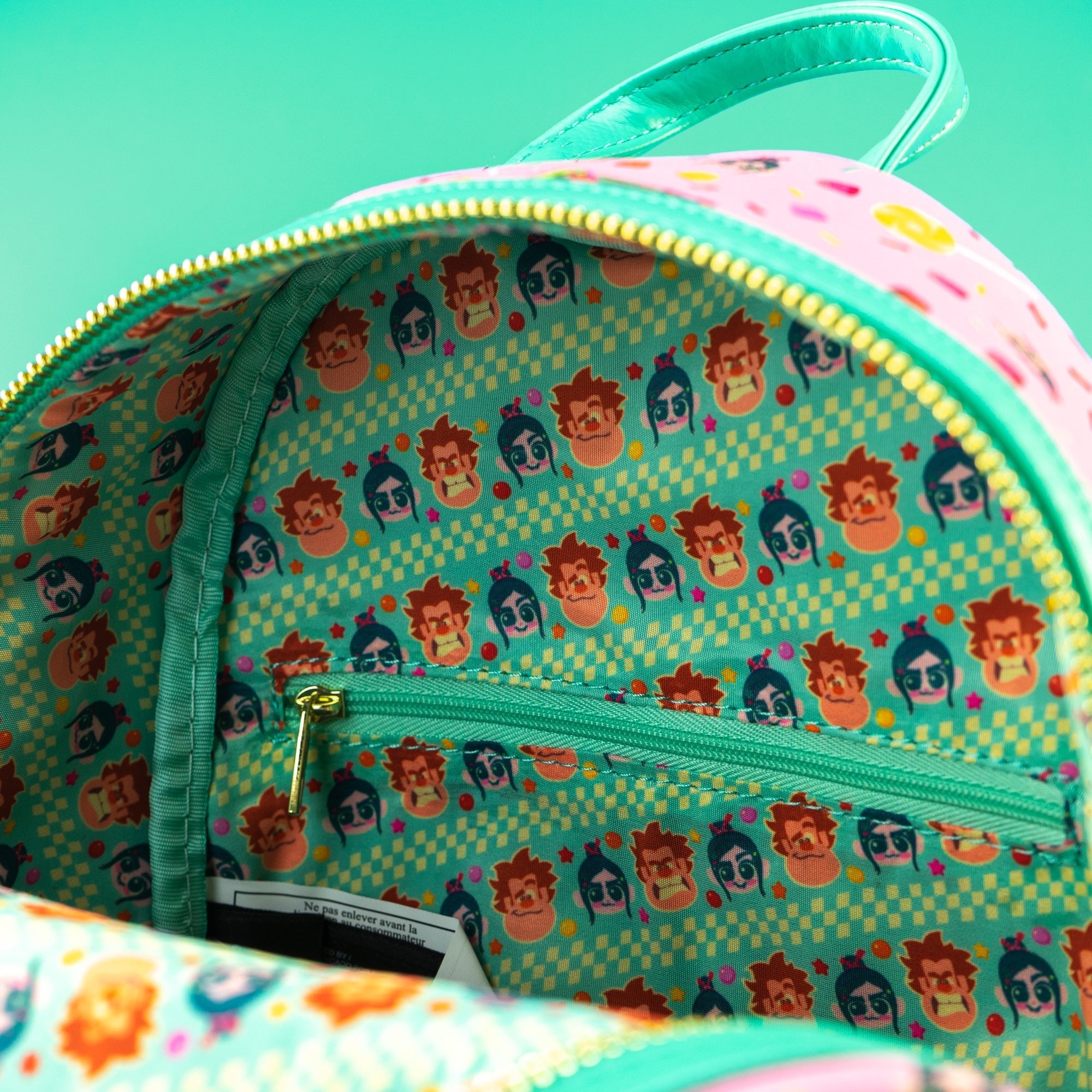 Loungefly x Disney Wreck It Ralph Vanellope AOP Mini Backpack - GeekCore