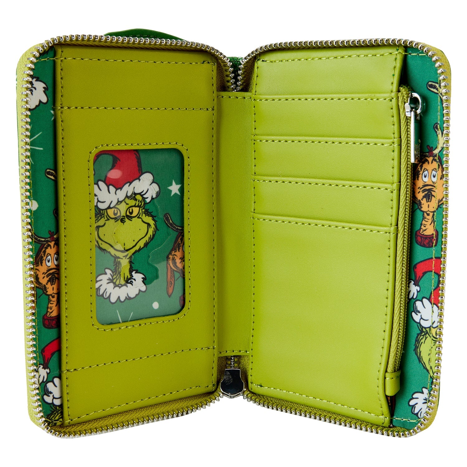 Loungefly x Dr Seuss Santa Grinch and Max Wallet - GeekCore