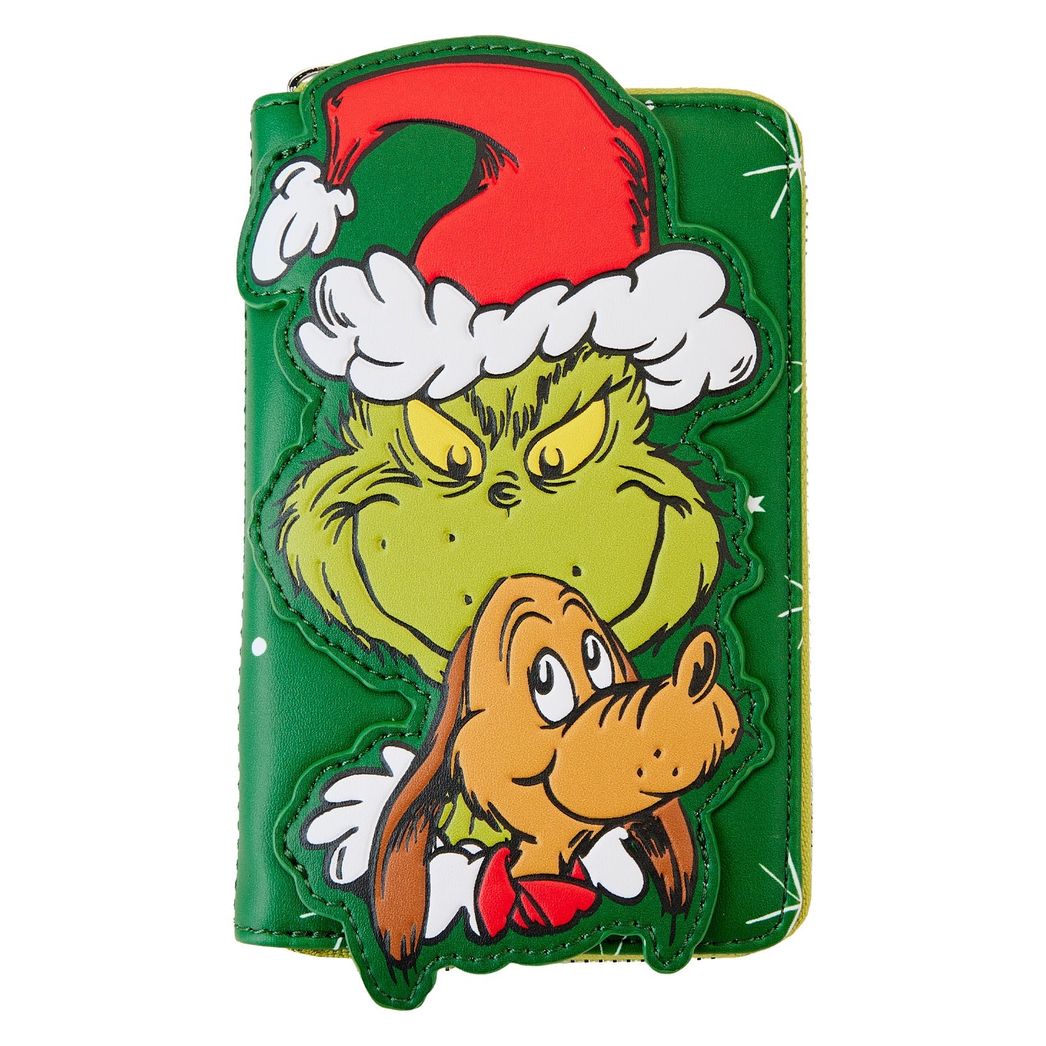 Loungefly x Dr Seuss Santa Grinch and Max Wallet - GeekCore