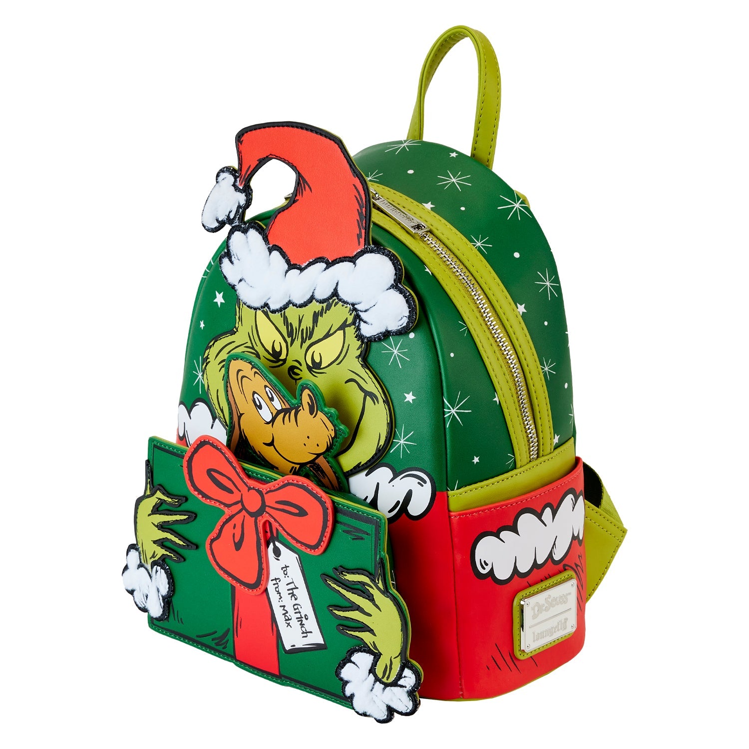 Loungefly x Dr Seuss Santa Grinch Cosplay Mini Backpack - GeekCore