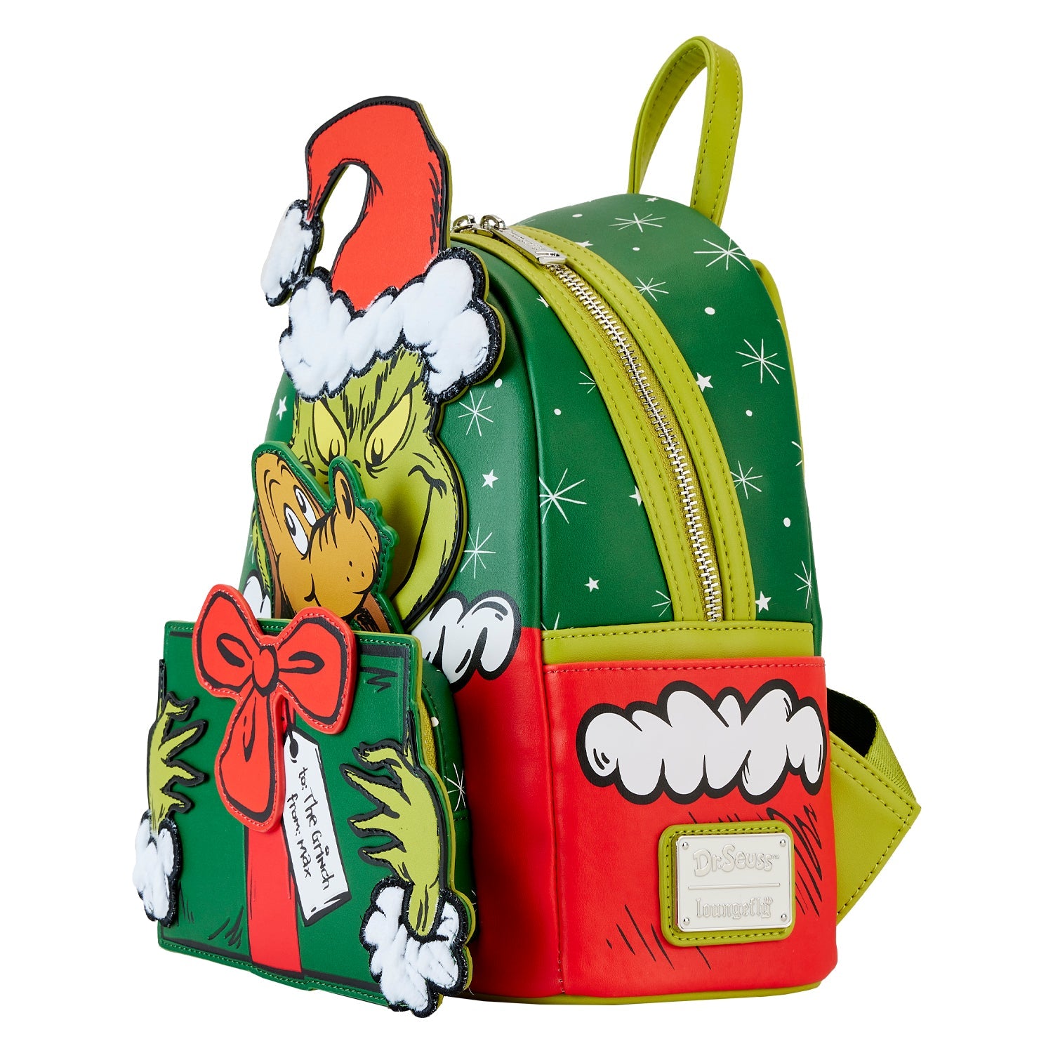 Loungefly x Dr Seuss Santa Grinch Cosplay Mini Backpack - GeekCore