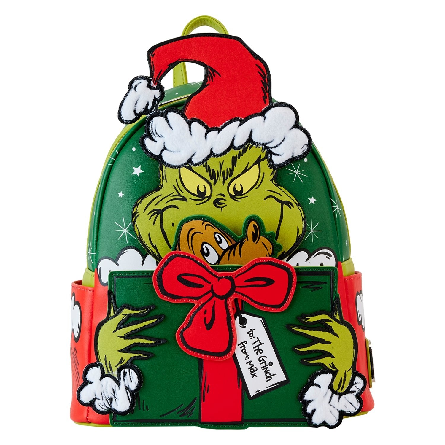 Loungefly x Dr Seuss Santa Grinch Cosplay Mini Backpack - GeekCore