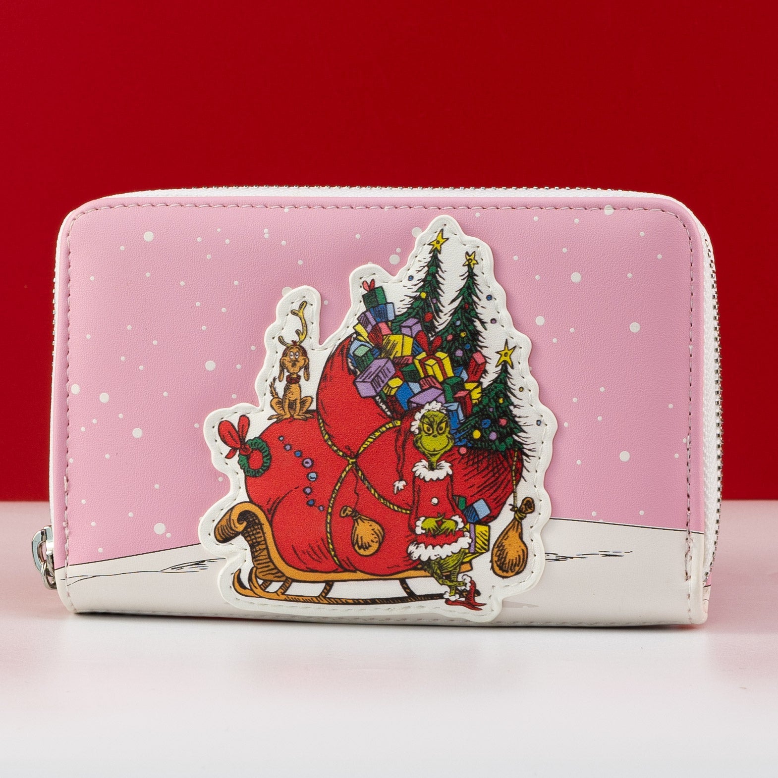 Loungefly x Dr Seuss The Grinch Pastel Sleigh Wallet - GeekCore