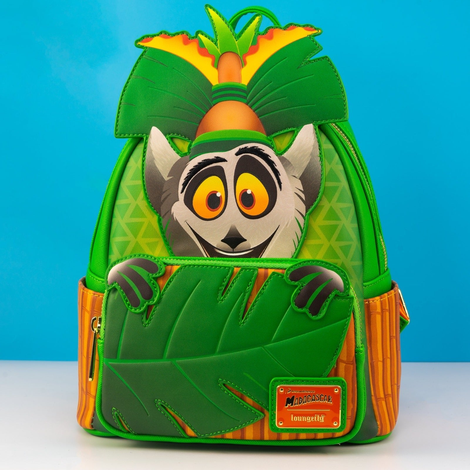 Loungefly x DreamWorks Madagascar King Julien Cosplay Mini Backpack - GeekCore