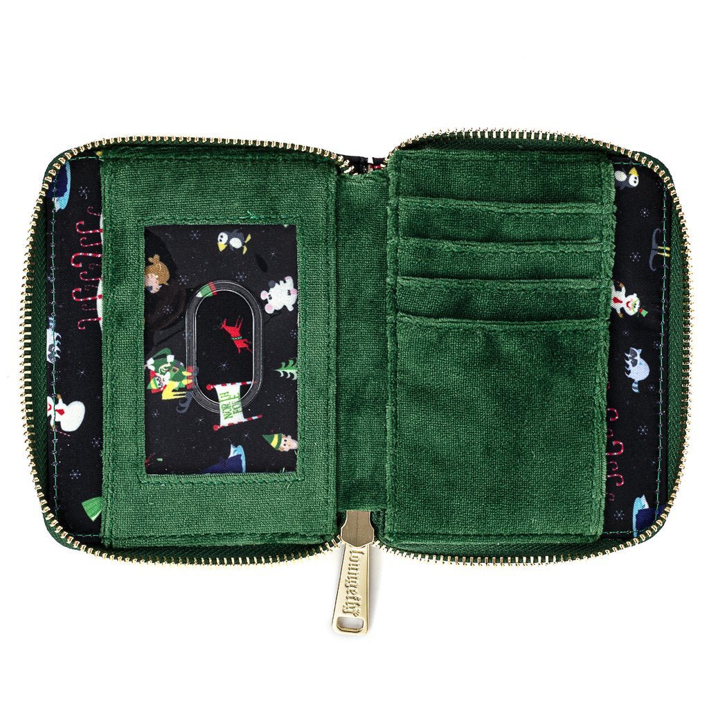 Loungefly x Elf Candy Cane Forest Wallet - GeekCore