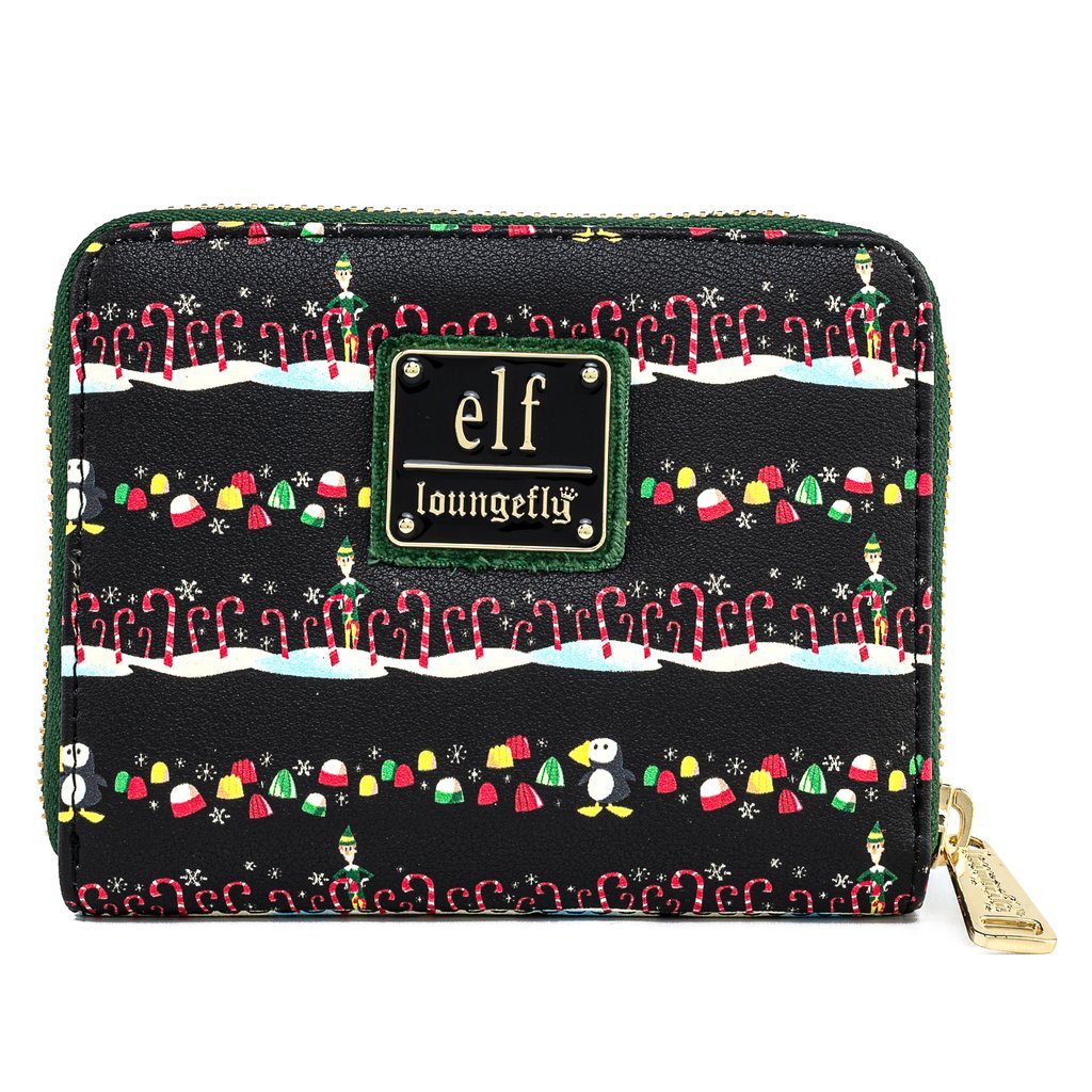 Loungefly x Elf Candy Cane Forest Wallet - GeekCore