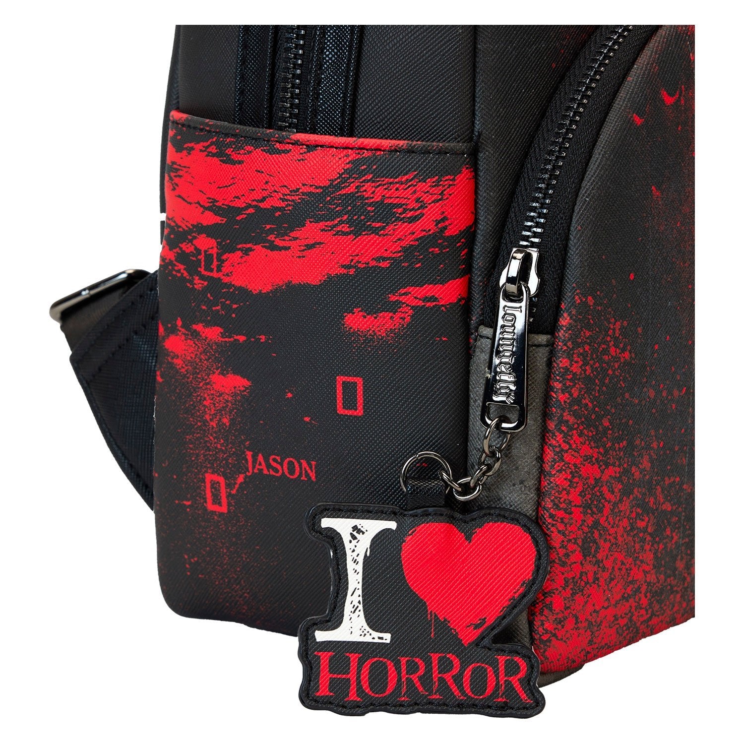 Loungefly x Friday the 13th I Heart Horror Mini Backpack - GeekCore