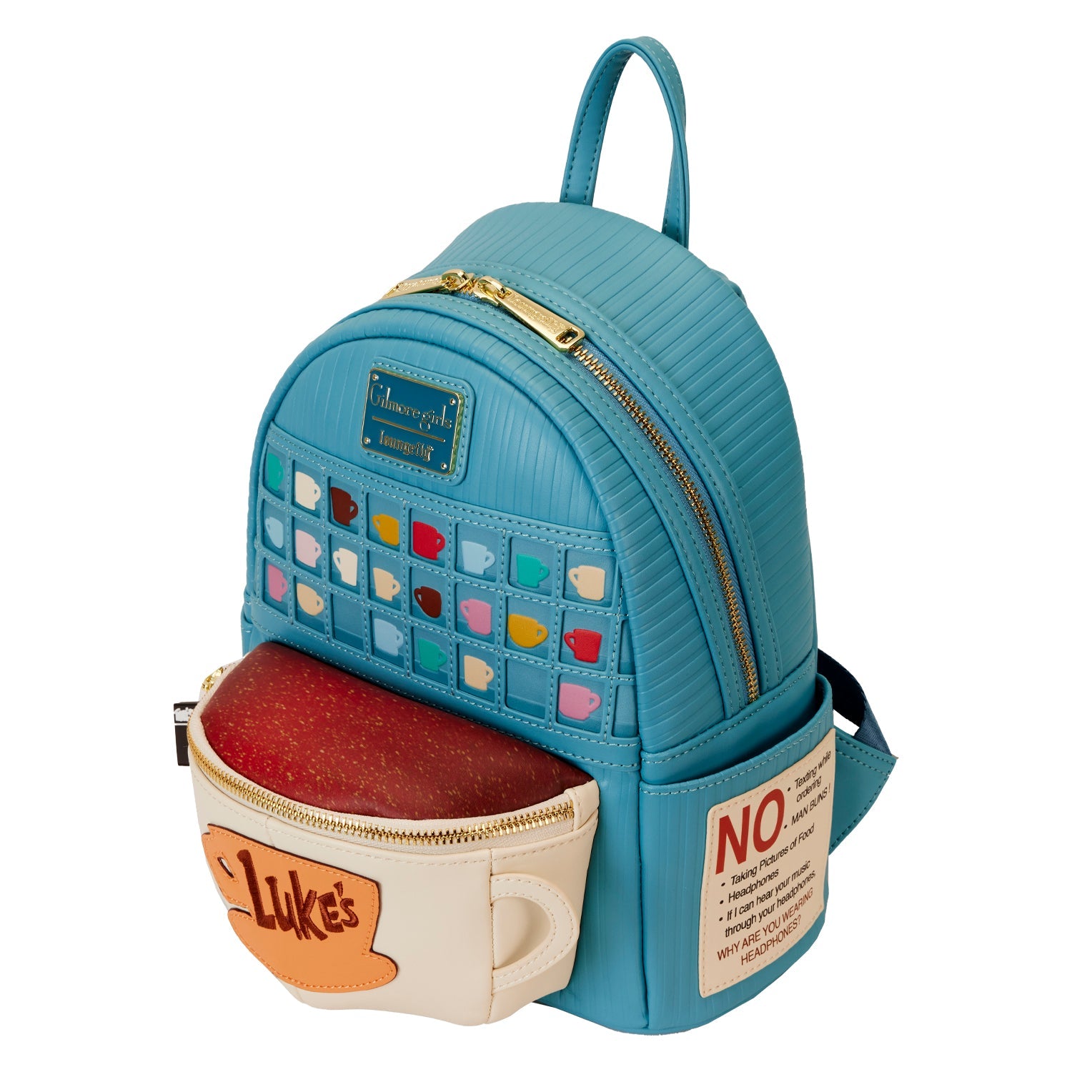 Loungefly x Gilmore Girls Luke's Diner Coffee Cup Mini Backpack - GeekCore