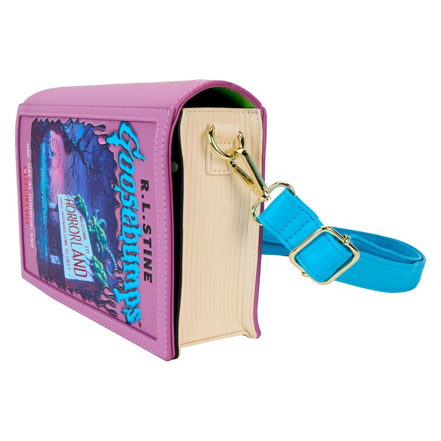 Loungefly x Goosebumps One Day at Horrorland Book Crossbody Bag - GeekCore