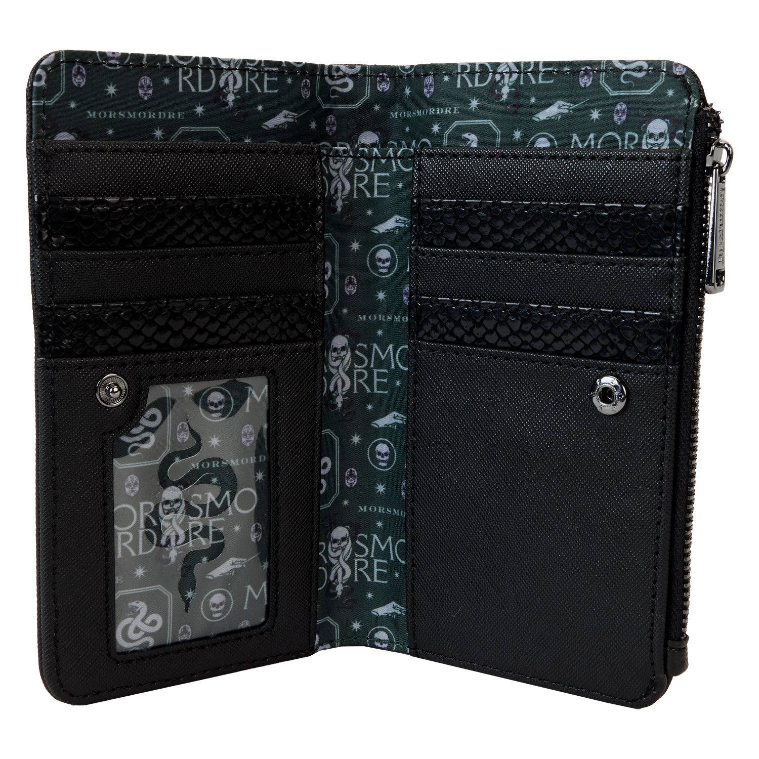 Loungefly x Harry Potter Death Eater Zip Around Wallet - GeekCore