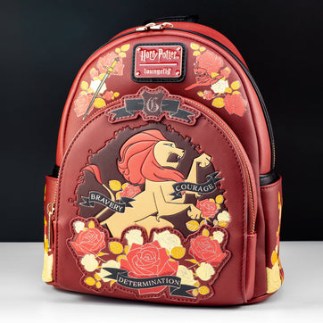 Loungefly x Harry Potter Gryffindor House Tattoo Mini Backpack - GeekCore