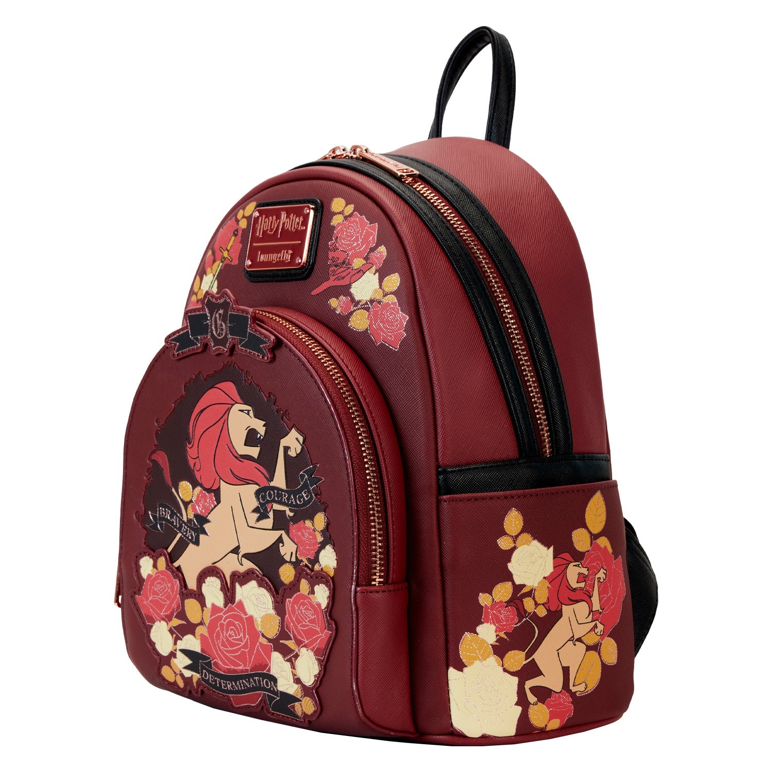 Loungefly x Harry Potter Gryffindor House Tattoo Mini Backpack - GeekCore