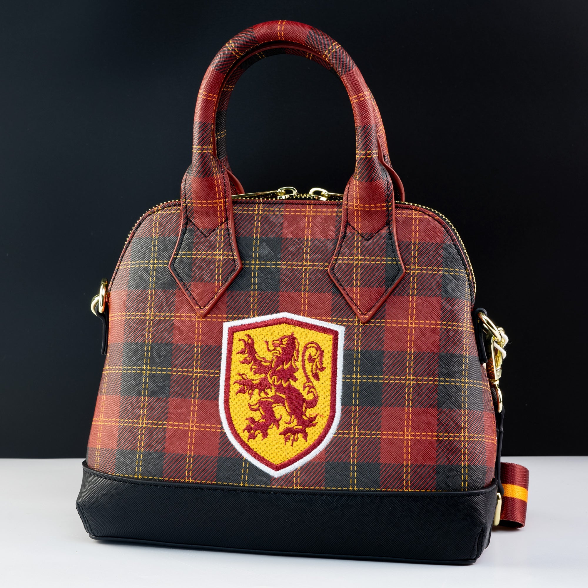 Loungefly x Harry Potter Gryffindor Varsity Plaid Crossbody Bag - GeekCore