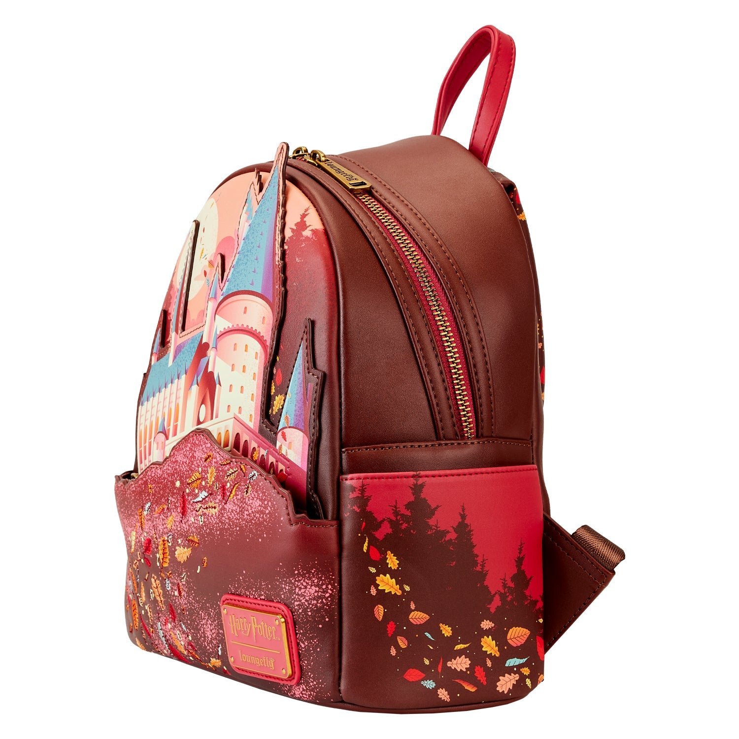 Loungefly x Harry Potter Hogwarts School Autumn Scene Mini Backpack - GeekCore