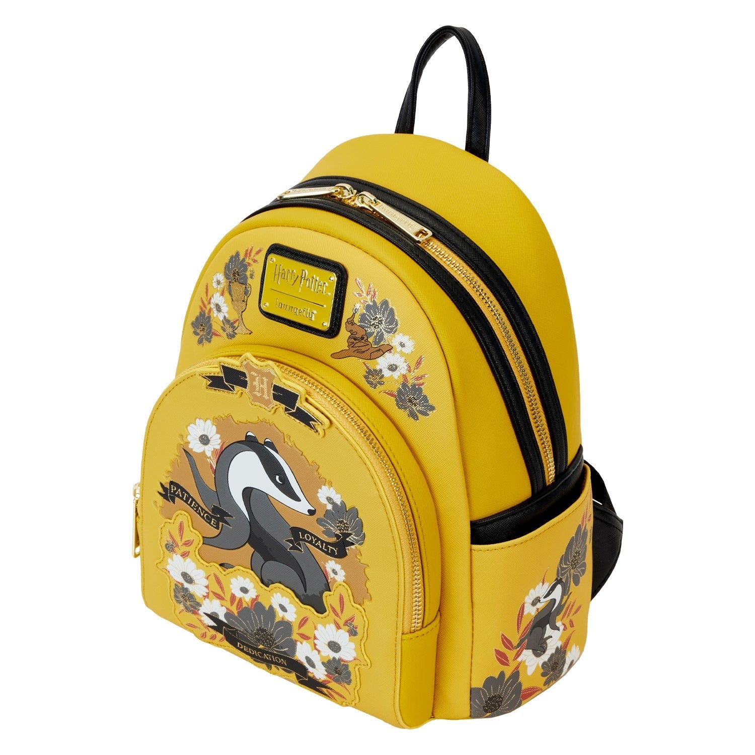 Loungefly x Harry Potter Hufflepuff House Tattoo Mini Backpack - GeekCore