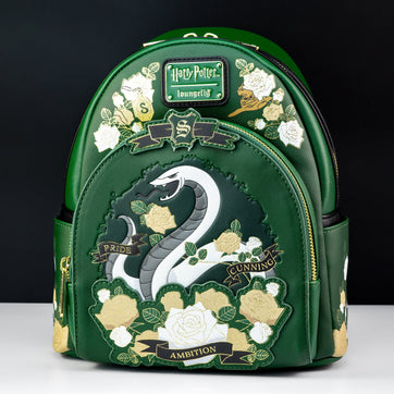 Loungefly x Harry Potter Slytherin House Tattoo Mini Backpack - GeekCore